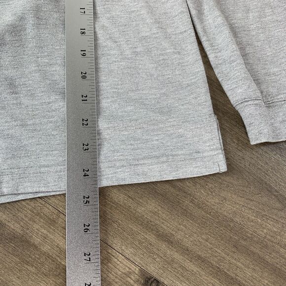 Basic Edition Boys Youth Polo Long Sleeve Shirt Size Large Striped Collared - Picture 5 of 9